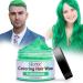 Temporary Hair Color Wax Instant Natural Hairstyle Cream Dye Long-lasting Colored Washable Disposable Coloring Mud for Party Cosplay Masquerade DIY Halloween-4.23 oz Green