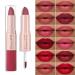 ETEDES 2-IN-1 Matte Liquid Lipstick Set 3 - Long-Lasting, Moisturizing, High Pigmented, Waterproof Lip Gloss - Buy Online on GoSupps.com