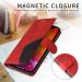 Premium Red Haygdz Leather Wallet Case for OnePlus North CE 3 Lite - Card Compartment & Magnetic Stand | Protective PU Leather Cover - Buy Online on GoSupps.com