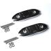 MX Boat Folding Cleats 4-1/2 inch Marine Dock Cleats Stainless Steel - Pair of 2, Silver | Flip Up Boat Cleats with Installation Accessories - Buy Online on GoSupps.com