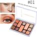 Glitter Eye Shadow Long Lasting Make up Matte Eyeshadow Palette and Pearlescent Eyeshadow Palette with 12 Colors for Fashion Women Shimmer Beauty Eyes Goforwealth - Buy Online on GoSupps.com