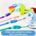 Zuroki Silicone Pacifier Chain - 4-Pack for Boys & Girls | Durable Soft & Flexible | Keeps Pacifier Clean & Safe - Buy Online on GoSupps.com