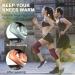Beskey Knee Support (Pair) - Anti-Slip Knee Brace for Arthritic Relief & Injury Recovery - Medium Red - Buy Online on GoSupps.com