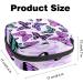 Sanitary Napkin Storage Bag - Menstrual Cup Pouch | Zipper Tampons Holder for Purse | First Period Kit for Teen Girls | Purple Butterflies Pattern | Women's Sanitary Pad Organizer - Buy Online on GoSupps.com