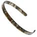 Camila Paris CP2005 French Headband for Women  Handmade Onyx  Strong Hold Grip Women's Hair Band  Ligth and Very Flexible  No Slip and Durable Styling Girls Hair Accessories  Made in France Medium (Pack of 1) Onyx
