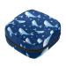 Cartoon Shark Pattern Sanitary Napkin Storage Bag Menstrual Pad Bag Portable Menstrual Period Sanitary Pouch Zipper Tampons Collect Bags for Teen Girls Women Ladies Color 11