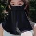 Face Cover For Sun UV Masque Cooling Sun Face Cover Sunscreen Masque Full Face Shield Face & Neck UV Protector Neck Gaiter SPF Sun Masque Black - Buy Online on GoSupps.com