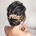 Buy Boyrot 3 pcs Hair Jewelry - Wedding Flowers Hair Crest with Pearl Pink Hairpins | Bridal Hair Accessories & Clips for Women and Girls - Buy Online on GoSupps.com