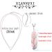 XIANNVXI Tree of Life Rose Quartz Pendant Necklace for Women - Reiki Healing Crystal Stone Jewelry - Buy Online on GoSupps.com