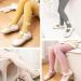 Silkglory Girls' Tights 2 Pcs Set | Baby Toddler Leggings | 8-9 Years White/Grey/Pink/Ginger - Buy Online on GoSupps.com