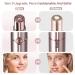 USB Rechargeable Facial Hair Remover for Women | Painless Lady Shaver with LED Light | Waterproof Hair Removal Device by guRelax - Rose Gold (2 Replacement Heads) + Flannel Bag - Buy Online on GoSupps.com