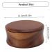 Premium Wooden Shaving Soap Bowl - 4.5x2.2 Inch with Lid | Ideal for Easy Lather & Wet Shaving | Perfect Gift for Men - Buy Online on GoSupps.com