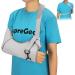 supregear Arm Sling Shoulder Immobilizer Comfortable Medical Rotator Cuff Support Brace Men Women Arm Strap for Shoulder Injury Broken & Fractured Bones Grey L Grey L