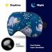 Tropical Sloths Sleep Mask - Adjustable Eye Cover for Sleeping, Blocking Light, Night Travel - for Men and Women - Buy Online on GoSupps.com