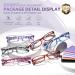 Shop Gaoye 6-Pack Fashion Reading Glasses for Women & Men - Blue Light Blocker Spring Hinge Anti Eyestrain - Mix Color C1 1.5x - Buy Online on GoSupps.com
