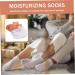 FOMIYES 2 Pairs Exfoliating Moisturizing Socks Sebs Women's Spa Nursing Cover - Buy Online on GoSupps.com