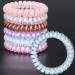 Hodooly 6 Piece Spiral Hair Ties Set - Traceless Coil Hair Ties for Thick, Curly, and Long Hair - No Creases, No Headaches - Multicolor Mega Hair Coil Set - Buy Online on GoSupps.com