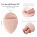 2pcs Jellyfish Silicone Facial Cleansing Brush Set + 2pcs Cleansing Sponge Pad - Handheld Face Brush for Massage - Buy Online on GoSupps.com