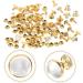 NUOBESTY 150 pcs Bag Accessories Rivet Crafts Shoe Rivets Stud Craft for Kit Turquoise Spikes Studs DIY 0.9X0.7cmx3pcs As Shownx3pcs - Buy Online on GoSupps.com