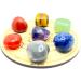 7 PCs Natural Chakra Gemstones Kit - Amethyst Sodalite Tiger Eye & More | Aashita Creations Healing Crystals for Energy & Balance - Buy Online on GoSupps.com
