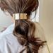 4-Piece Metal Hair Cuff Set - Stylish Ponytail Holders in Black Silver Gold & Rose Gold | Fashion Accessories for Women & Girls - Buy Online on GoSupps.com