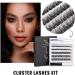 DIY False Eyelashes 45 Cluster Lashes | C Curl Reusable Soft Individual Lashes | Natural Look with Clear Glue | Strong Hold 10-16MM | Fluffy and Reusable - DM01-Natural - Buy Online on GoSupps.com