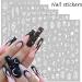 10 Sheets Black White Gothic Nail Art Stickers - Designer 3D Decals for Acrylic Nails - Buy Online on GoSupps.com