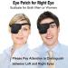 RIKEYO 2Pcs 3D Eye Patches for Adults - Adjustable Medical Eyepatch for Lazy Eye - Large Black (Right Eye) - Buy Online on GoSupps.com