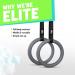 Elite Sportz Gymnastic Rings - Total Body Strength Training Set for Pull Ups - Non Slip Olympic Rings for Indoor Workouts - Buy Online on GoSupps.com