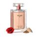 D'e Siso Classic Red Sweet Perfume for Women - Eau de Toilette Floral Fragrance with Vanilla Orange Blossom Bulgarian Rose Vetiver Tonka and Musky Ingredients - Perfume de Mujer (100ml 3.4Oz)