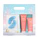 Pacifica Beauty Bright Stars for Glowing Skin  Vitamin C Trial Skin Care Kit  Eye Mask  Cleanser  Face Wash  Daily Moisturizer  Cleanse + Exfoliate for All Skin Types  Travel Size  Vegan  Orange