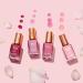Barry M Romantic Rose Nail Paint Gift Set 4 rose tinted gelly hi shine shades Pink Pink 10 ml (Pack of 4) - Buy Online on GoSupps.com