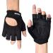 Fitself fitness gloves women men breathable weightlifting training gloves for sports gym strength training bodybuilding workout cycling black s