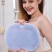 Shower Foot Scrubber with Non-Slip Suction Cups - Pure Foot Care Massage & Smoothness | DE Blue - Buy Online on GoSupps.com