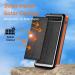 Alpha Digital Outdoor Solar Portable Power Bank with Wireless Charging 10000mAh - Orange - Buy Online on GoSupps.com