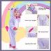 Doladola Baby Unicorn Romper | Flannel Animal Hooded Jumpsuit for Toddler | 2-3.5 Years | Purple - Buy Online on GoSupps.com