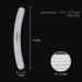 Washable Double Sided Gray Curved Fingernail Files 10 Pack | 180 240 Grit Emery Boards - Buy Online on GoSupps.com