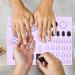 Silicone Nail Mat | Nail Practice Manicure Protector Pad - Professional Nail Sticker Guide Nail Manicure Tools Stamping Mat for Acrylic Fingernails Purple - Buy Online on GoSupps.com