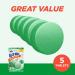 Ty-D-Bol Toilet Cleaner - Pine Green, Deodorizes & Cleans, 5 Tablets - Single Pack - Buy Online on GoSupps.com