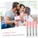 Healeved 10pcs Mascara Empty Tube Lash Wand Tubes Mascara Wand Bottle Clear Lipglosses Wands DIY Plastic 1 g (Pack of 1) Pink - Buy Online on GoSupps.com