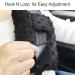 Neck Pad Strap Cushion Pillow for Arm Sling - Comfort Support for Shoulder & Elbow Injuries - Minky Dot Black - Buy Online on GoSupps.com