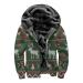Hanxiulin fleece jacket plush jacket cuddly jacket men warm winter jacket windproof coat thick breathable warm cozy men trench coat with hooded plush jacket green 3xl