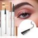 Eyebrow Pencil with 4 Fork Tip 3D Microblading - Magic Eyebrow Pencil Natural Makeup Fine Stroke Magic Eyebrow Pencil Long-Lasting Waterproof Eyebrow Pencil Stay on All Day (Gray) - Buy Online on GoSupps.com