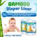 Ravel Bamboo Unscented Diaper Liners - 100% Bamboo Disposable Cloth Diaper Inserts  Gently and Soft Biodegradable  Chlorine & Dye and Fragrance Free- 100 Sheets Per Roll  (4PK) 400 - (4 Roll  Bamboo) - Buy Online on GoSupps.com