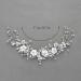 GORAlS Crystal Flower Bridal Hair Vine with Pearls - Wedding Headpiece for Women and Girls (Silver) - Buy Online on GoSupps.com