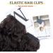 Curly Synthetic Hair Extensions Clip in 20 Inches - Black Brown - 4PCS Wavy Hair Pieces for Women - Buy Online on GoSupps.com