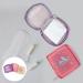 3Pcs Travel Toiletry Bag Set for Women & Girls | Portable Feminine Hygiene Storage Pouch | Ideal for Sanitary Napkins, Tampons & Makeup - Buy Online on GoSupps.com