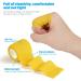 Bandage Wrap 8 Pack - 2 x 5 Yards, Self-Adhesive Cohesive Bandage for Sports Injuries - Yellow - Buy Online on GoSupps.com