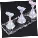 VINTORKY 2 Sets Manicure Practice Base Portapotty Morphie Portable Easy to Clean Show Rack Nail Fairy Exercise Rack Easel Display Stand Bracket Acrylic - Buy Online on GoSupps.com