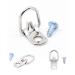 D Ring Picture Hangers with Screws - 100 Pack - Bulk D Rings - Pro Quality d-Rings - Picture Hang Solutions